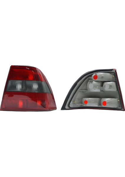 Opel Vectra B Sağ (Yolcu) Stop 96/99 Füme 6223162