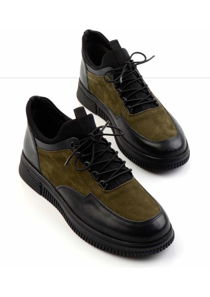 Siyah Haki Napa Hakiki Deri Erkek Casual Ayakkabı E01398202043