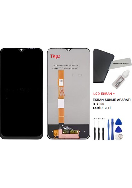 Vivo Y33S LCD Ekran Dokunmatik + B7000 + Tamir Seti