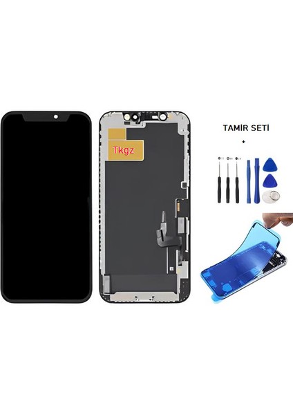 iPhone 12 LCD Ekran Dokunmatik Orijinal Kalite ( Gx Marka ) + Tamir Seti + Toz Bantı