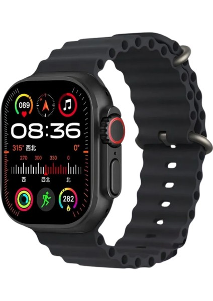 Yeni Nesil Watch 8 Ultra 4 Kordonlu Spor ve Sağlık Sensörlü Ios Android Bluetooth T20 Akıllı Saat