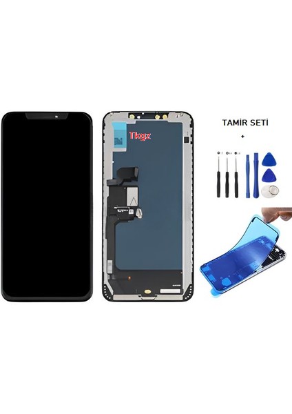 Apple iPhone XS MAX Lcd Ekran Dokunmatik (JK MARKA ) + TAMİR SETİ + TOZ BANTI