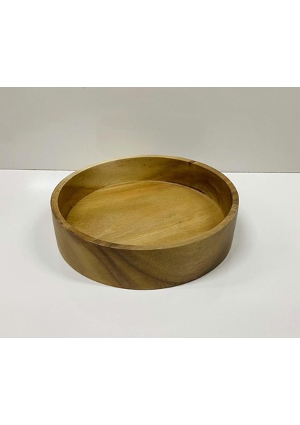 Ahşap Sunumluk Kase 15 cm