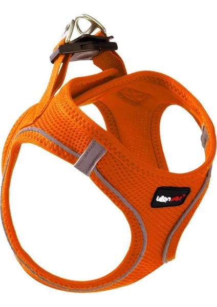 Air Mesh Turuncu Göğüs Tasması Large