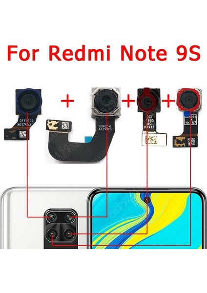 Xiaomi Redmi Note 9s Full Arka Kamera Orj