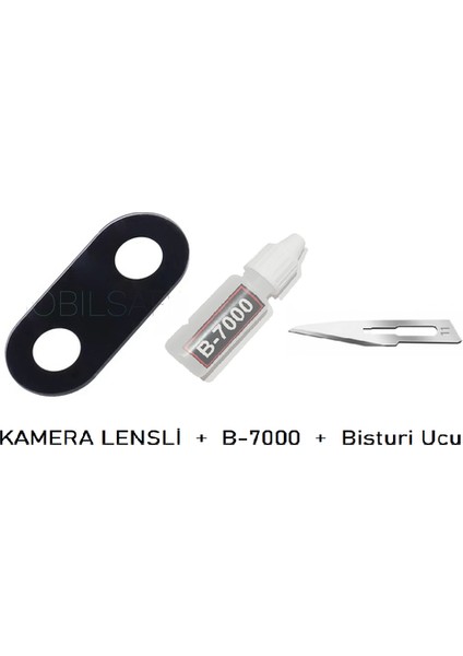 Xiaomi Redmi Note 7 Arka Kamera Lensi Cam + B-7000