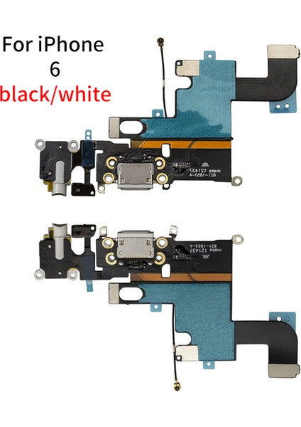 iPhone 6g Full Şarj Kulaklık Soketi (Siyah)