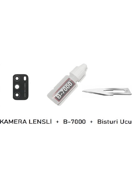 Xiaomi Pocophone M3 Arka Kamera Lensiz Cam + B-7000