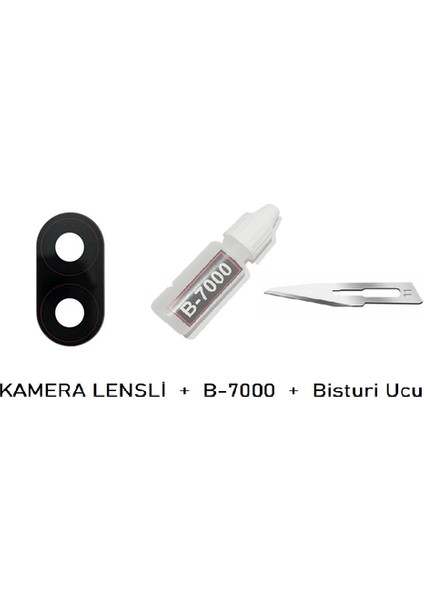 Xiaomi Pocophone F1 Arka Kamera Lensi Cam + B-7000