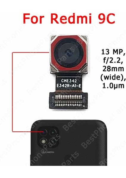 Xiaomi Redmi 9A-9C Arka Kamera Orj
