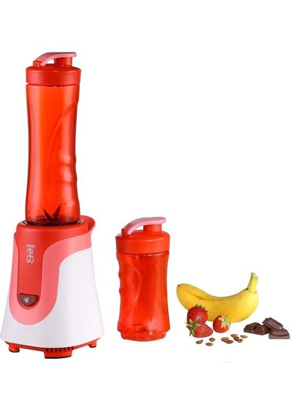 Smoothie Blender Buz Kırıcılı Kırmızı