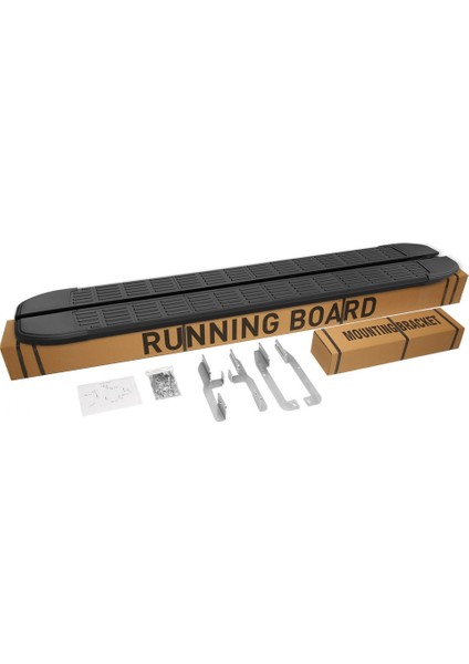 S-Dizayn Fiat Doblo 3 Uzun Şase S-Line Siyah Yan Basamak 213 Cm 2023 Üzeri modelleri