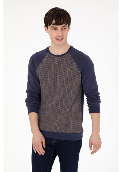 U.S. Polo Assn. Erkek Indigo Sweatshirt 50290763-VR028