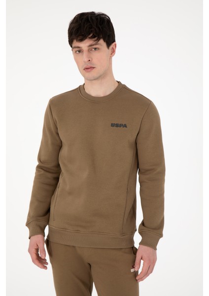 Erkek Haki Sweatshirt 50292362-VR027