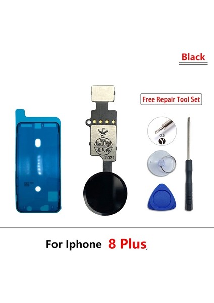 iPhone 8 Plus Home Tuşu Toz Batnı Tamir Seti Tıkım Siyah