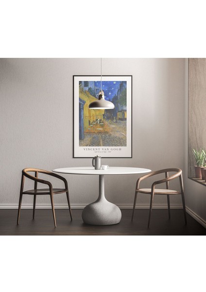 Kafe Terasta Gece Tablosu - Vincent Van Gogh Tablo Posterleri - Café Terrace At Night indirimleri