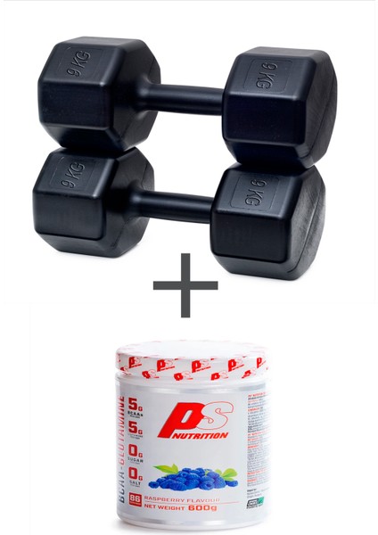 2 Adet 9 kg Dambıl + BCAA-Glutamine