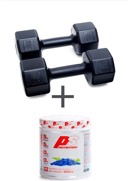 2 Adet 5 kg Dambıl + BCAA-Glutamine