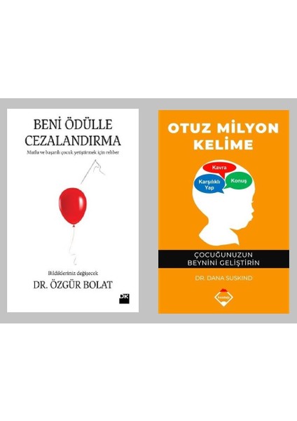 Otuz Milyon Kelime + Beni Ödülle Cezalandırma 2 Kitap