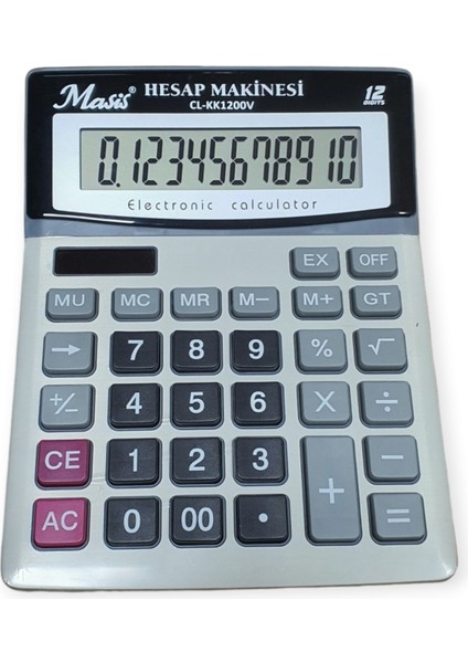 CL-KK1200V 12 Hane Masa Üstü Büyük Boy Hesap Makinesi