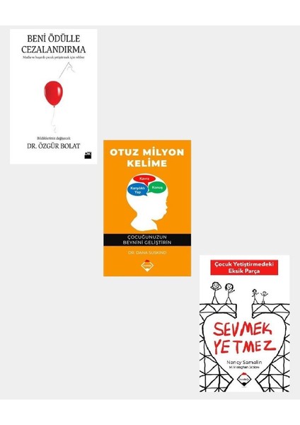 Beni Ödülle Cezalandırma + Otuz Milyon Kelime + Sevmek Yetmez 3 Kitap
