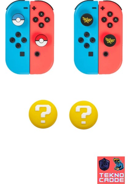 Nintendo Switch/switch Oled/switch Lite Analog Koruyucu Silikon Pad