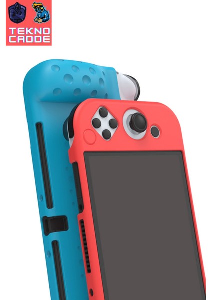 TNS-1135 Nintendo Uyumlu OLED El Destekli Grip Tasarım Koruyucu Silikon Kılıf