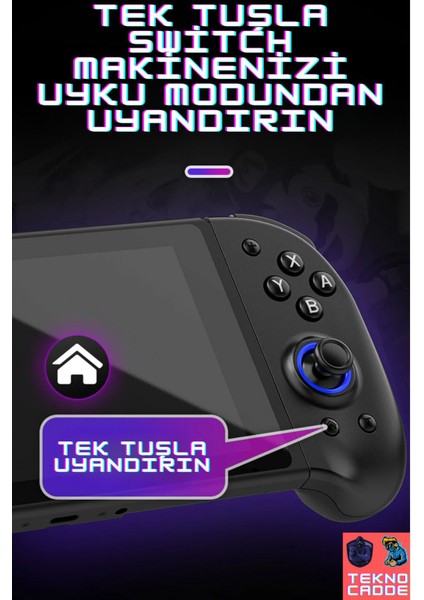 Joy-04 Nintendo Switch/switch Lite/switch OLED Makro Tuş Kademeli Tetik Joy-Con Oyun Kolu modelleri