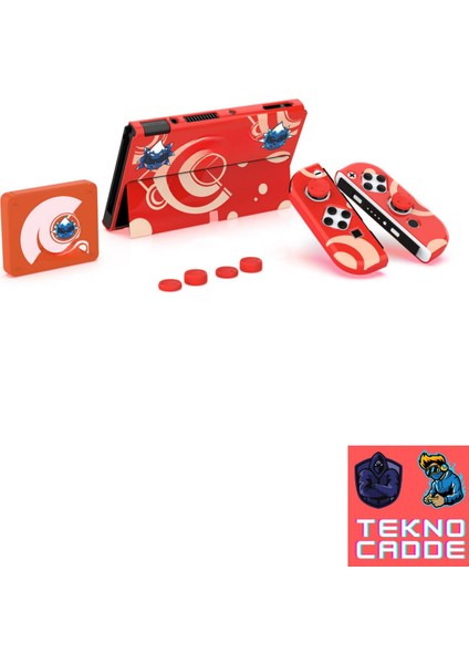 TNS-1192 Switch OLED Standlı Kılıf Analog Yükseltici Koruyucu Kart Kutusu 3in1 Kit