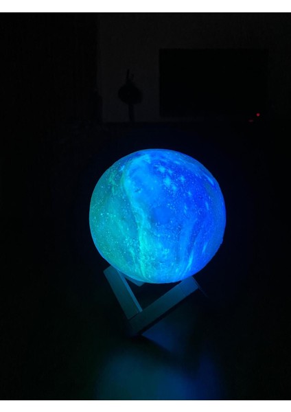 Gezegen LED Işıklı Gece Lambası