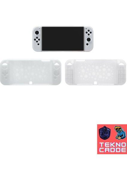 TNS-1135 Nintendo Switch OLED El Destekli Grip Tasarım Koruyucu Silikon Kılıf