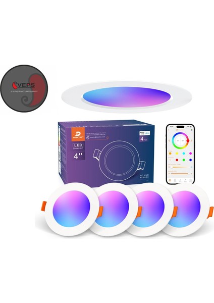 Spot Lamba, Benzersiz Çok Renkli , Bluetooth, Echo ''aleksa'' Özelikli. 68-85 mm