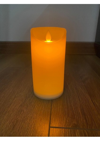 Hareketli Mum Efektli LED Mum 15cm