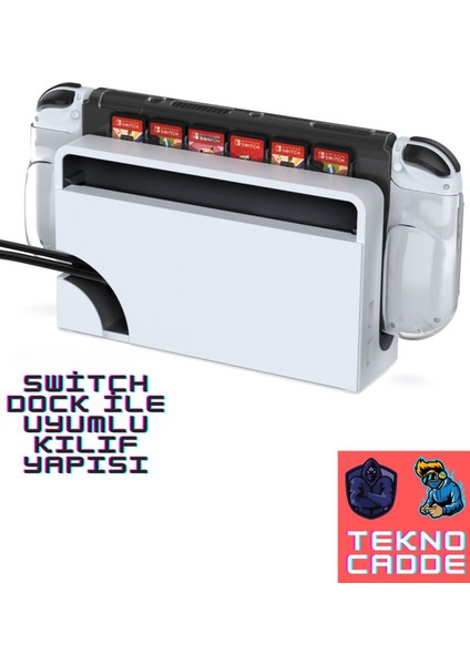 TNS-1141 El Destekli Tpu Nintendo Switch OLED Silikon Kılıf