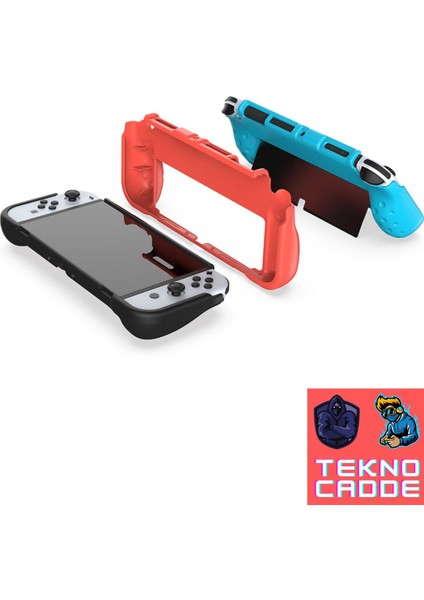 TNS-1142 El Destekli Grip Tasarım Nintendo Switch OLED Koruyucu Kılıf