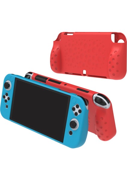 TNS-1135 Nintendo Switch OLED El Destekli Grip Tasarım Koruyucu Silikon Kılıf