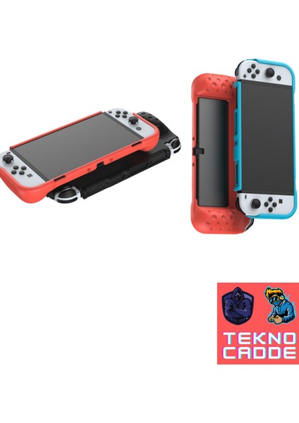 TNS-1142 El Destekli Grip Tasarım Nintendo Switch OLED Koruyucu Kılıf