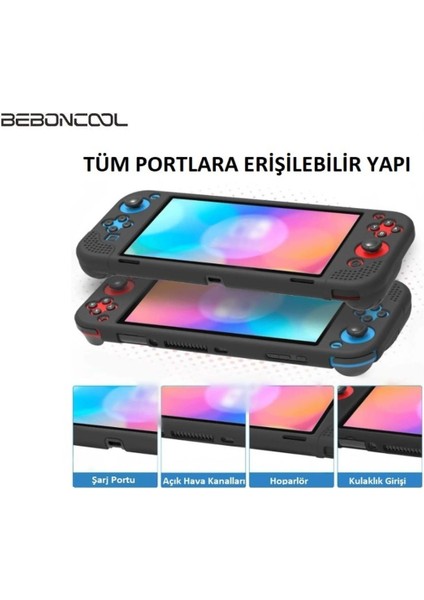 Nintendo Switch OLED El Destekli Koruyucu Tank Kılıf