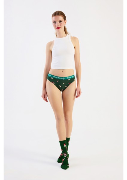 Christmas Collection - Kadın Slip Külot - Pengu In Wonderland modelleri