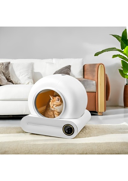 Otomatik Akıllı Kedi Tuvaleti Kum Kabı