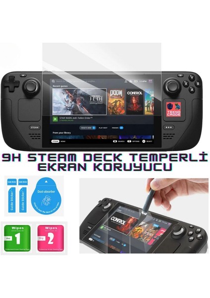 Jys Steam Deck Kristal Kılıf Temperli Ekran Koruyucu Analog Koruyucu 11IN1 Aksesuar Paketi modelleri