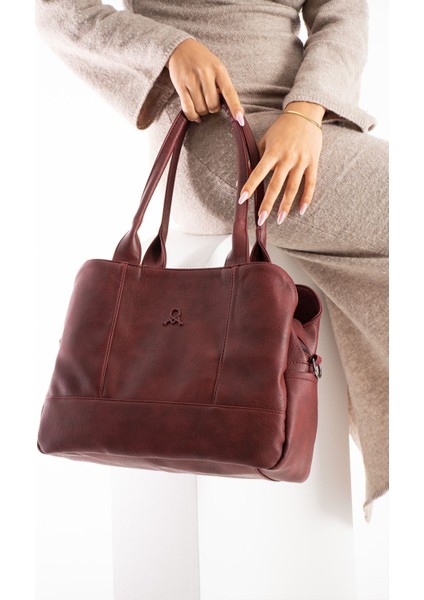 Bag 8 Bölmeli Içi Tamamen Astarlı Hafif Tasarım Omuz Çantası
