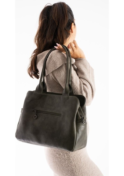 Bag 8 Bölmeli Içi Tamamen Astarlı Hafif Tasarım Omuz Çantası