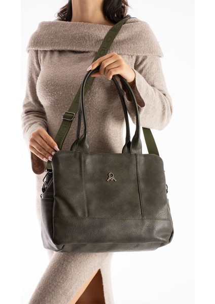 Bag 8 Bölmeli Içi Tamamen Astarlı Hafif Tasarım Omuz Çantası