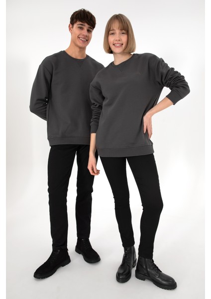 Erkek Antrasit Sweatshirt 50295148-VR006 fiyatları