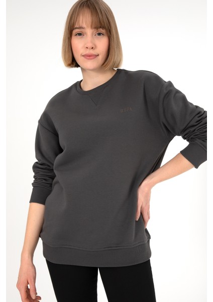 Erkek Antrasit Sweatshirt 50295148-VR006 modelleri