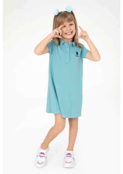 Kız Çocuk Mint Elbise (Örme) 50288076-VR090
