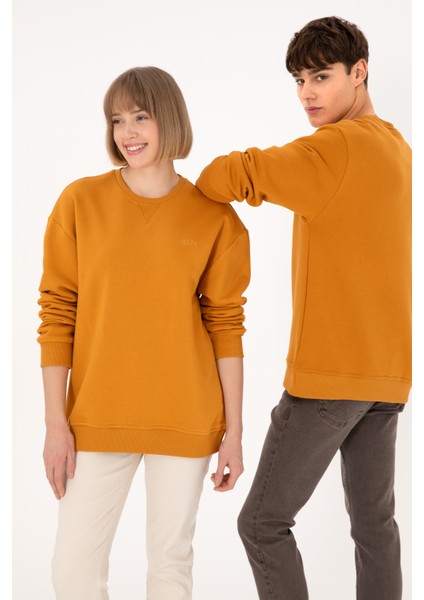 Erkek Hardal Sweatshirt 50295148-VR072