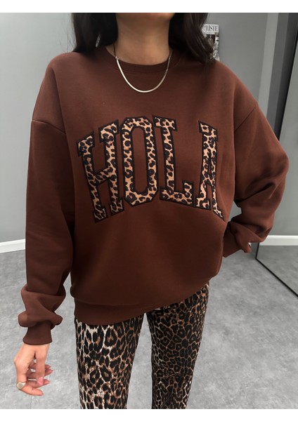 Üç Iplik Şardonlu Hola Sweatshirt