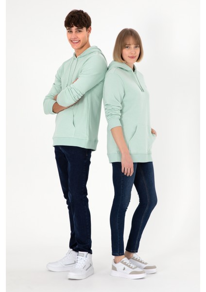 Erkek Su Yeşili Sweatshirt 50295167-VR048